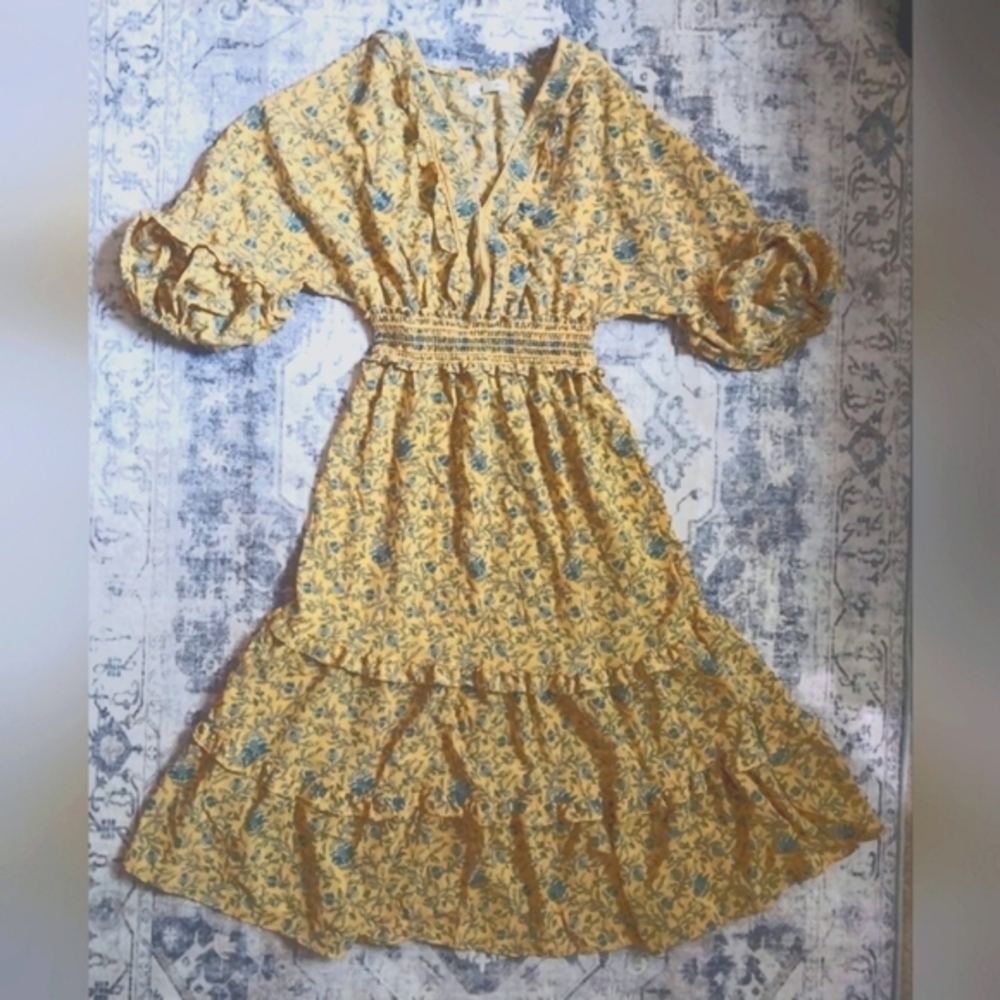 Max Studio Floral Dress, Size XS